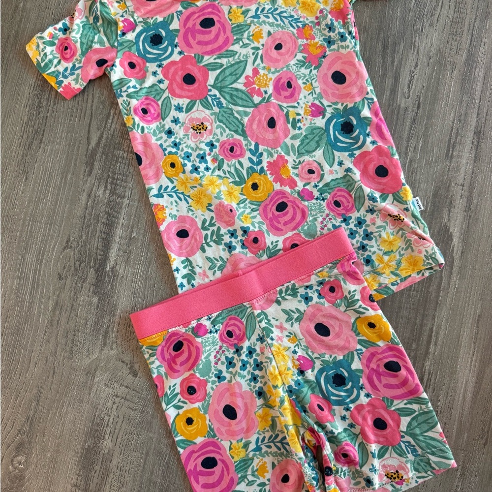 Little Sleepies 2 piece Secret Garden Short Pajamas
